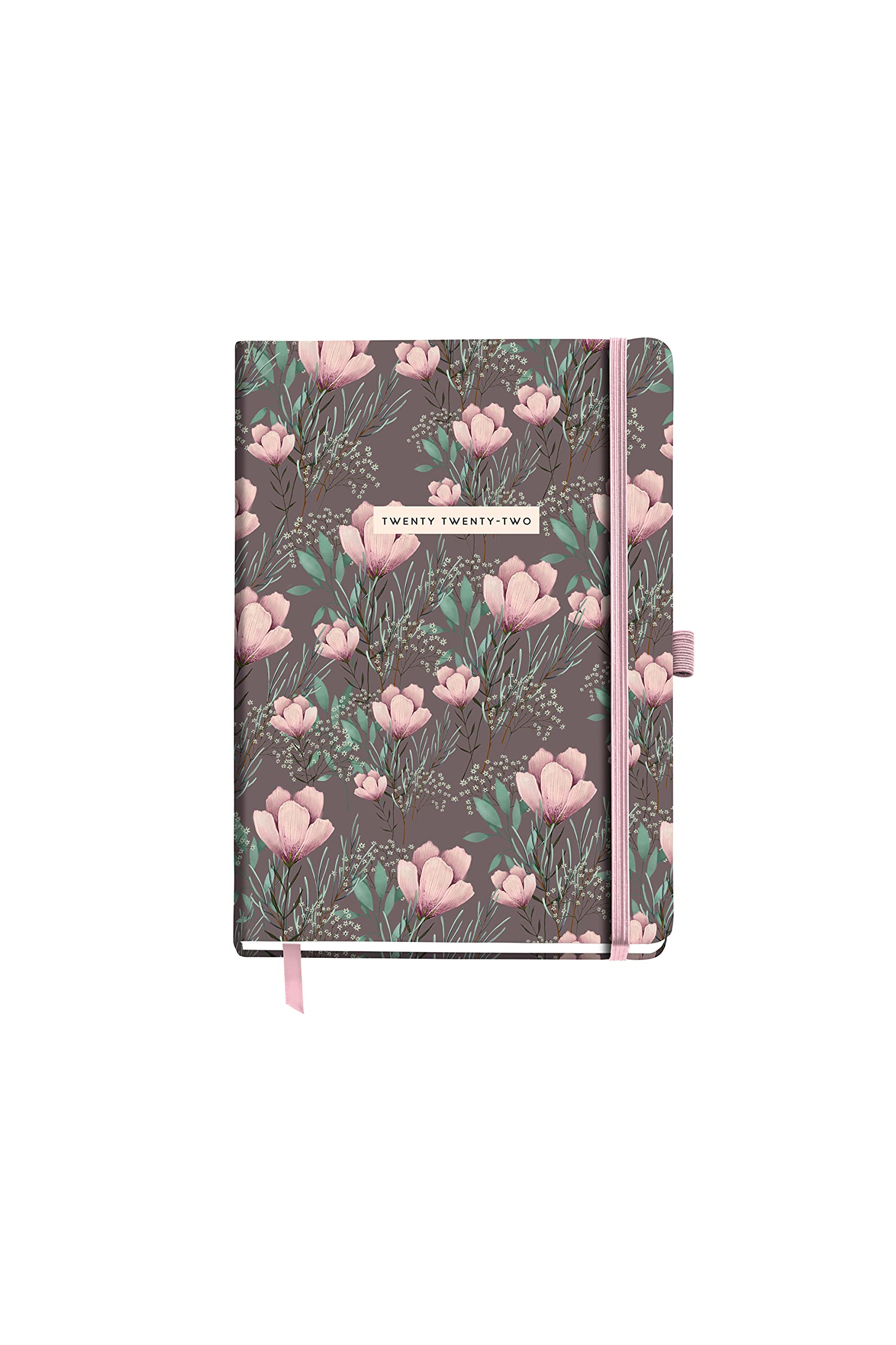 Miquelrius - Natura 2022 Year Diary - Horizontal Week to View - Plus Size 155 x 213 mm (Approx A5) - Matte Hard Cover - Lilac Forest - Spanish