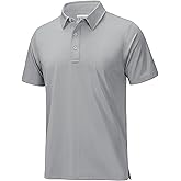 MAGCOMSEN Men's Polo Shirts Short Sleeve Dry Fit Golf Shirts Moisture Wicking Performance Athletic Casual Collared Shirt