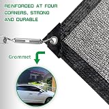 LATERN 2m x 3m Shade Cloth 40% UV Resistant with Grommets Garden Netting view 4