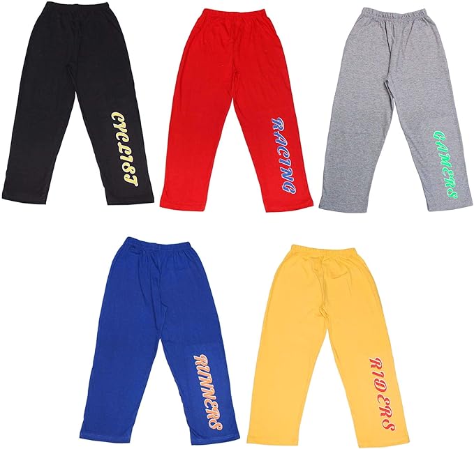 Buy Kids Track Pants for Boys and Girls Combo 5pcs(Multicolor) at