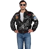 Leg Avenue Men's Licensed Top Gun Bomber Jacket Costume
