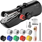 Handheld Sewing Machine, Mini Portable SewingMachine for Beginners, Electronic Small Sewing Machine for Quick Stitching (Black)