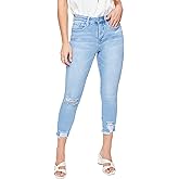 Royalty for Me Womens Royalty for Me Women's High Rise Vintage Straight Fray Hem JeanJeans