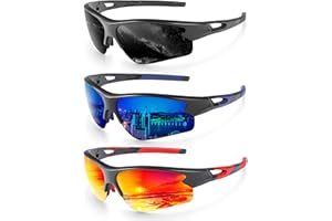 CIFOYA Sports Sunglasses-for-Men Polarized Mens-Sunglasses: Sport Sun Glasses with UV400 for Cycling Running Fishing Driving