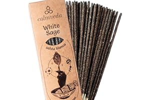 Organic White Sage Smudge Sticks - for Cleansing Negative Energy (24+ Sage Sticks, 9 Inches) Thick California White Sage Ince