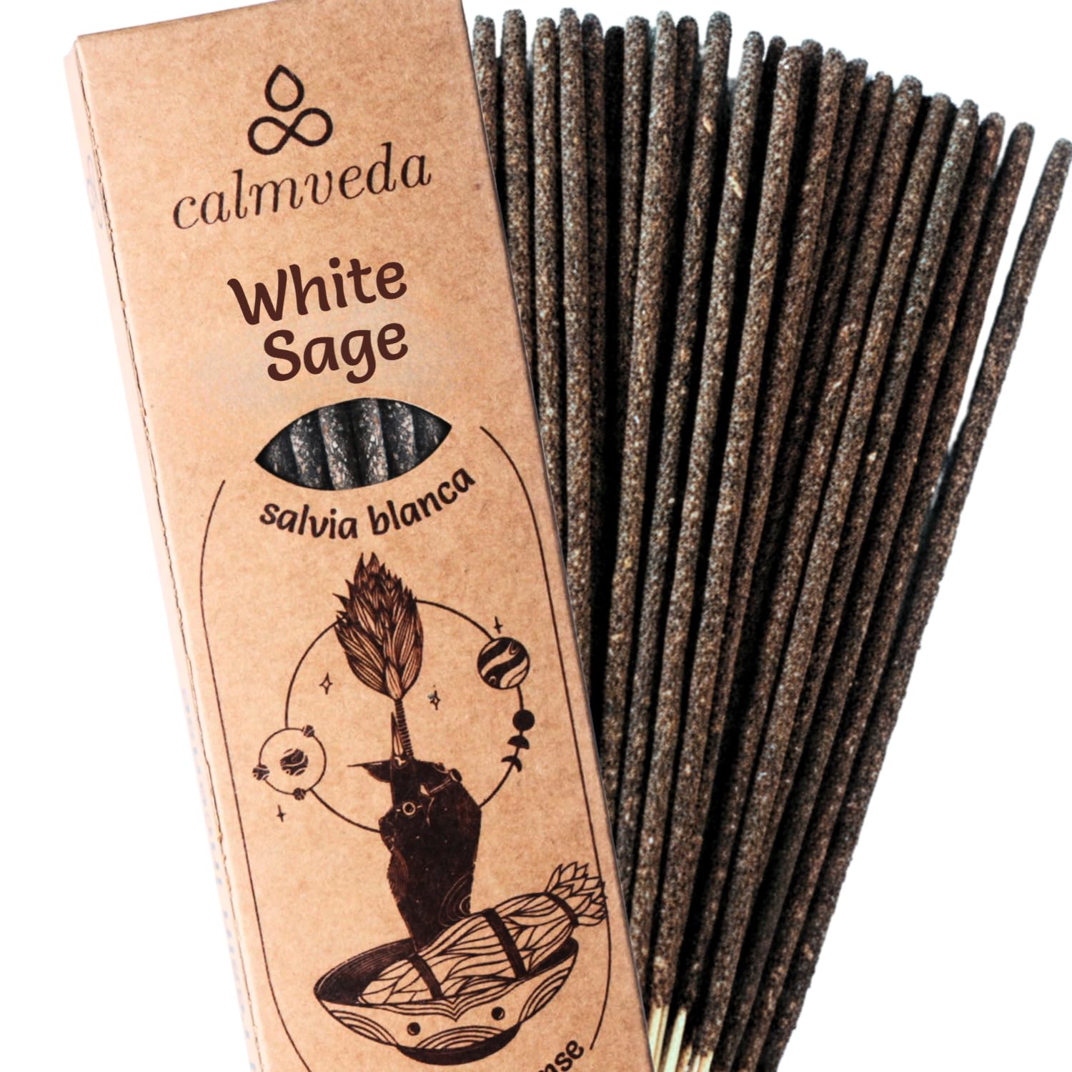 Photo 1 of Organic White Sage Smudge Sticks - for Cleansing Negative Energy (24+ Sage Sticks, 9 Inches) Thick California White Sage Incense Sticks with Real Leaves | Protection Incense Sticks for Daily Smudging