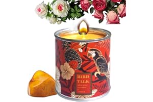 Beeswax Rose, White Jasmine Flower,Amber Scented Candle | Beeswax Handmade |7.62oz for 60 Hours |Convenient for Inhome and Ou