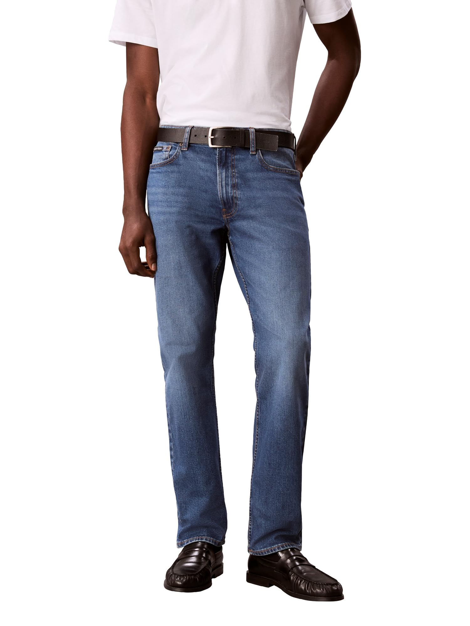 Calvin Klein Men's Slim High Stretch Jeans Image