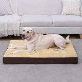 KSIIA Large Orthopedic Dog Bed 91x68x8cm Removable Cover Non Slip view 8