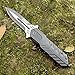 Coleman Folding Knife, Liner Lock Assisted Opening Tactical Hunting Camping Hiking Knife, Glass Breaker, 4.5 Inch Closed - CM1013