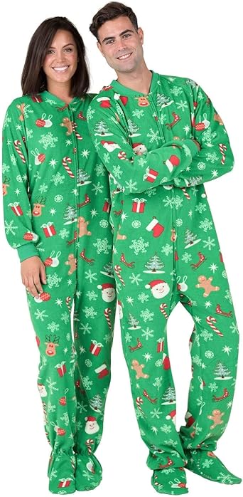 one piece zipper pajamas