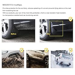 MOERTIFEI Car Mudguard Mud Flaps Splash Guard
