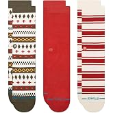 Stance Cabin Day's Crew Sock 3-Pack for Men and Women, Multicolor, Large