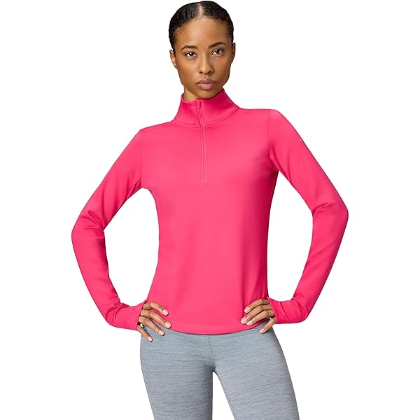 nike women's therma all time tapered long sleeve training top