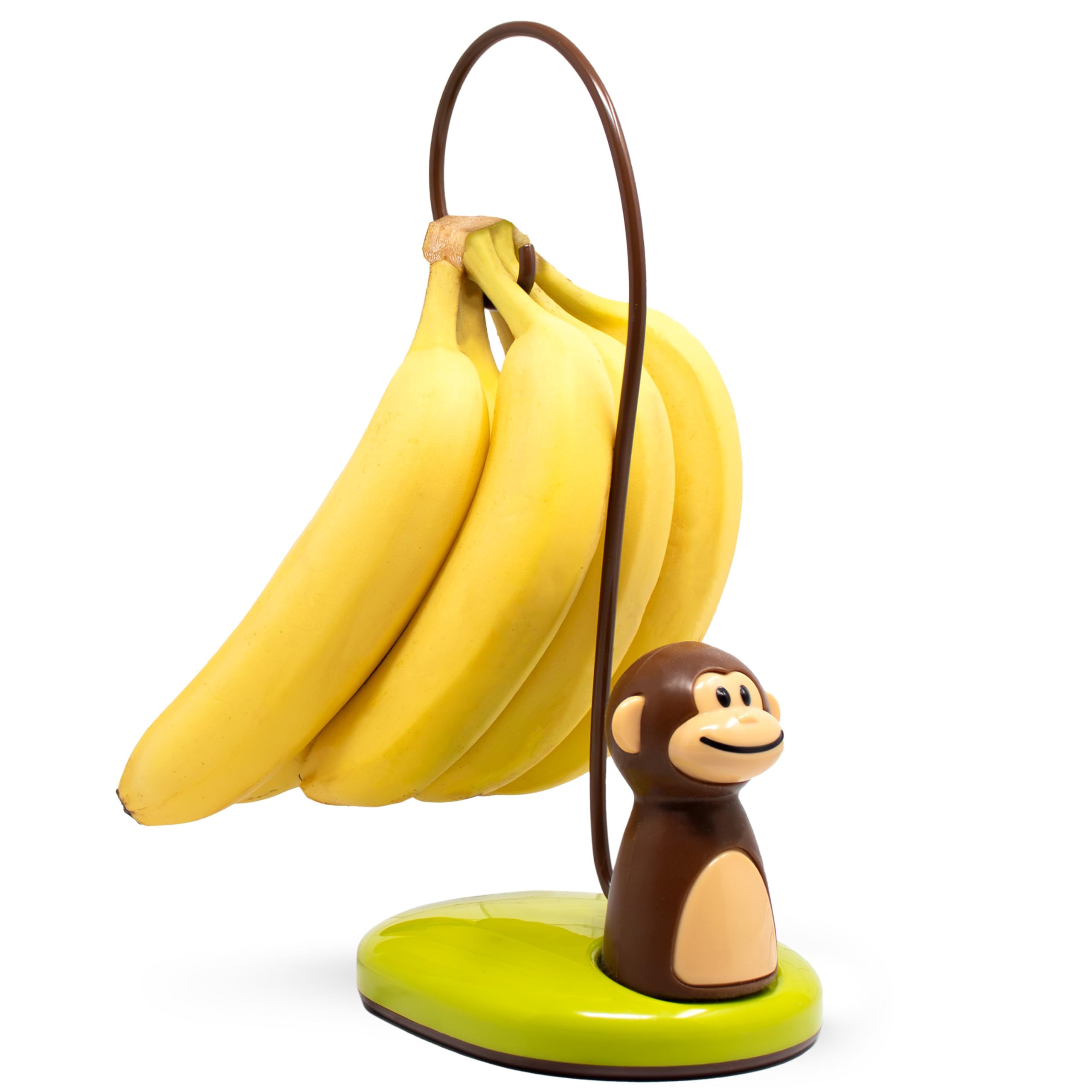 Joie Kitchen Gadgets Monkey Banana Tree Stand โ Fun Banana Holder to Prevent Bruising & Promote Even Ripening, Multi-Colour