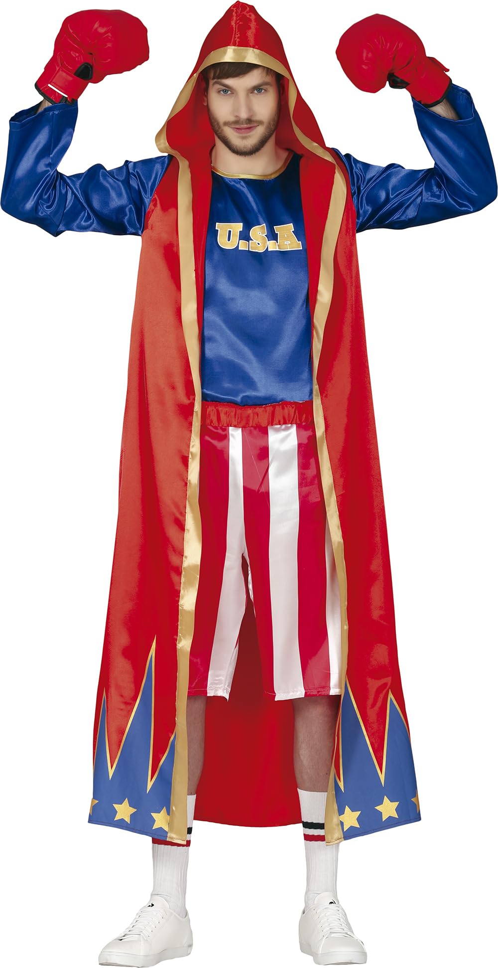 FIESTAS GUIRCA, S.L. Men's USA Boxer Costume