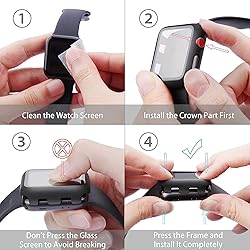 Misxi 2 Pack PC Case with Tempered Glass Screen