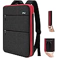 ZINZ Slim & Expandable Laptop Backpack Water Resistant Travel Backpack Compatible with MacBook Air/Pro 13-14 inch XPS 13 Surface 13.5" and Most 13-14 inch NoteBooks,B01RD01