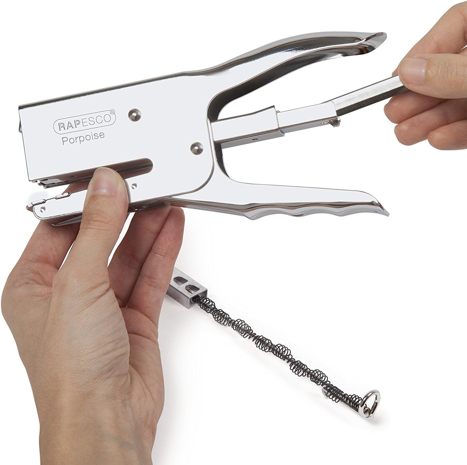 Rapesco Porpoise Packaging Plier Stapler, Uses 26 and 24 Type 1/4"- 5/16" Staples, Metal (R81000A3) : Office Plier Staplers : Office Products