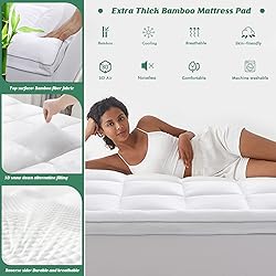 GRT Pillowtop Mattress Topper Twin Size, Rayon from