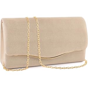 TINDTOP Clutch Purses for Women Evening Handbags for Formal Wedding Party Cocktail Prom Crossbody Shoulder Envelope Bag