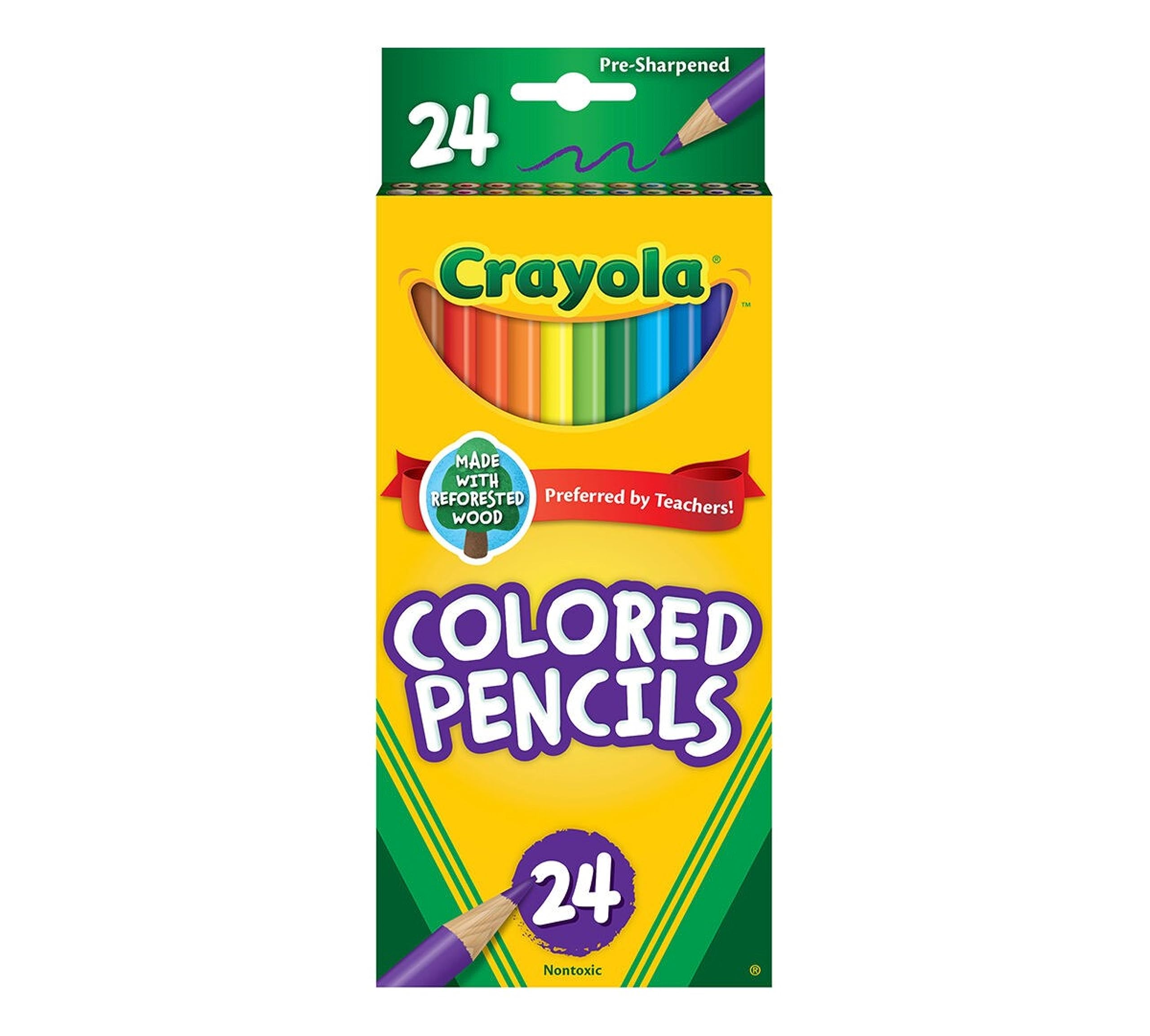 Crayola LLC FORMERLY BINNEY & SMITH BIN4024 COLORED-PENCILS 24PK ASST