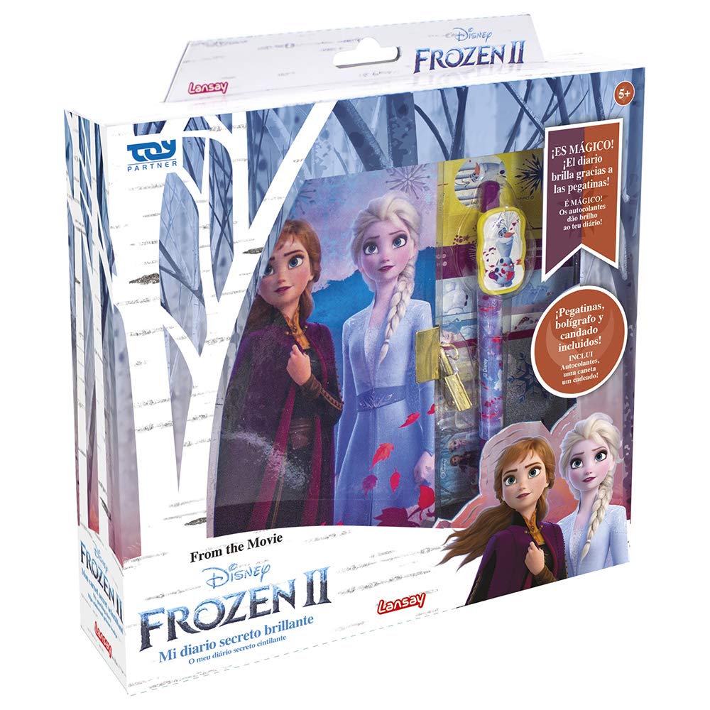 Lansay 25007 – Frozen 2 Sparkling Secret Notebook
