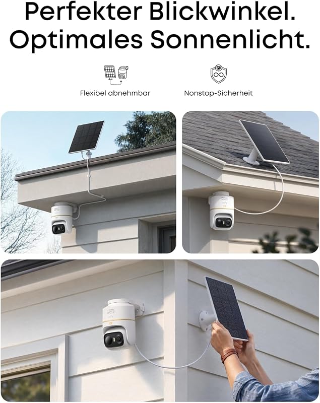 eufyCam C37 4K Edition kabellose Solar-Outdoor-Kamera