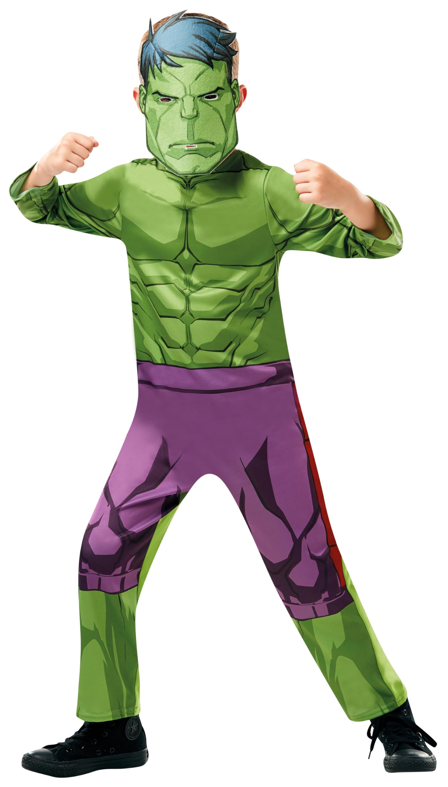 Rubies 640892 9-10 Marvel Avengers Hulk Classic Costume, Boys, 9-10 Years Halloween