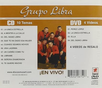 Grandes Exitos En Vivo Grupo Libra Amazon Es Musica grandes exitos en vivo grupo libra