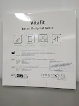 Vitafit Smart Bathroom Scale Body Weight BMI Body Fat 28st Black view 9