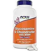 Now Glucosamine & Chondroitin with MSM, 300 Capsules
