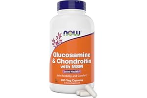 NOW FOODS Now Glucosamine & Chondroitin with MSM, 300 Capsules
