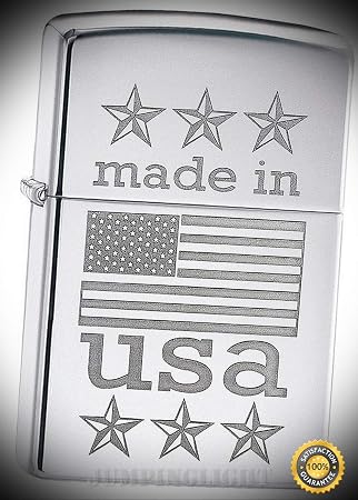 Amazon.com: Lighter with Flag US United States 12325 - Premium ...