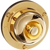 NSI TA1786CB Solid Cast Brass Weatherproof Push-Button with Conduit Backplate