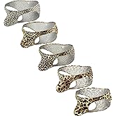 iKingsky Men's Leopard Briefs Sexy Big Pouch Underwear Bluge Mens Under Panties