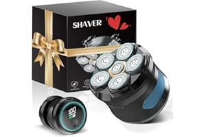 UYTHUMIDID Electric Razors for Women, 6D Electric Shaver for Women Legs, Painless Hair Remover with Magnetic Head, Whole Body Shaver for Lady, Detachable, Blue