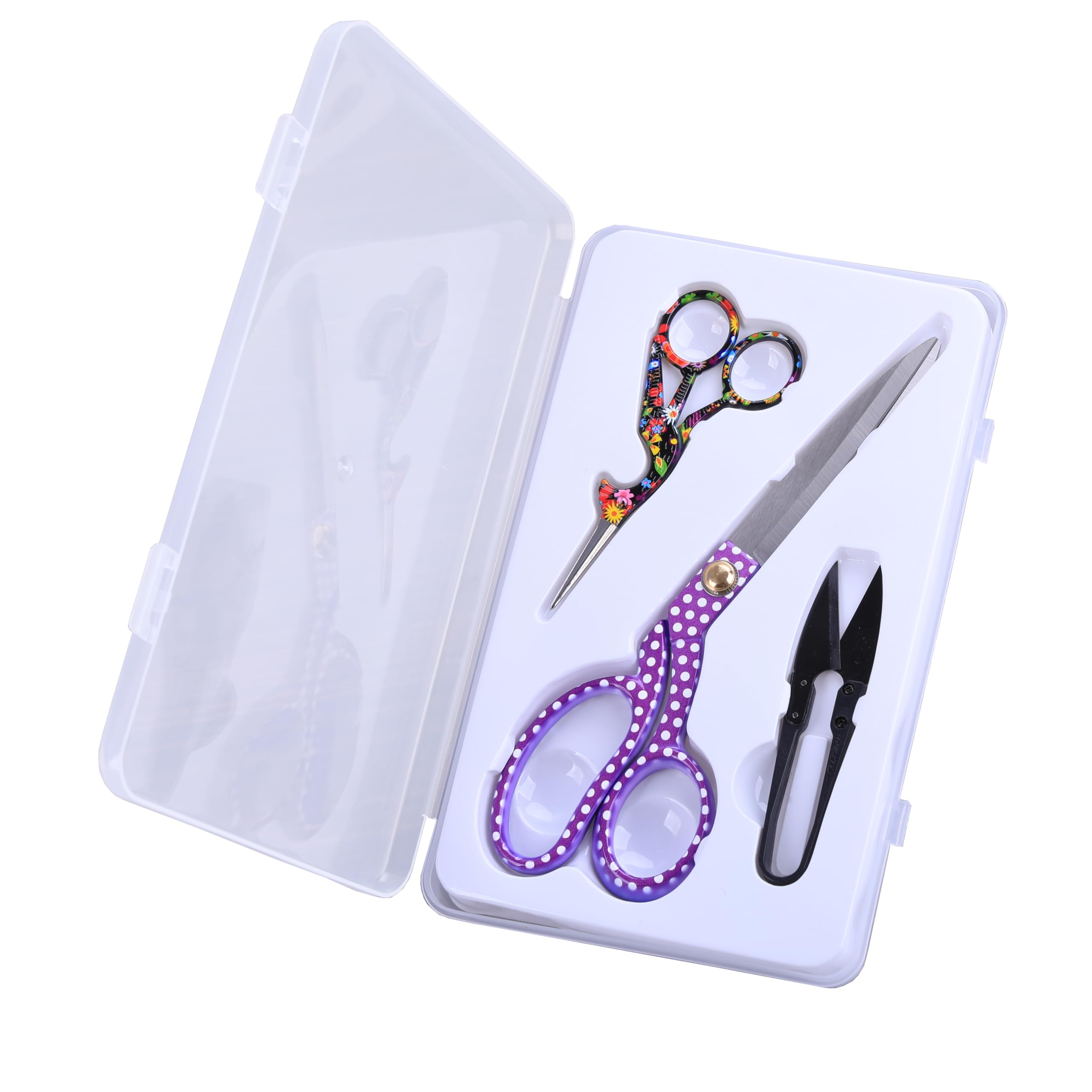 Hui Tong Sewing Scissors for Fabric 8.5" Tailor Scissors Set Comfortable and Durable Metal Handle,Suitable for Dressmaking,Cutting Fabrics and Leather