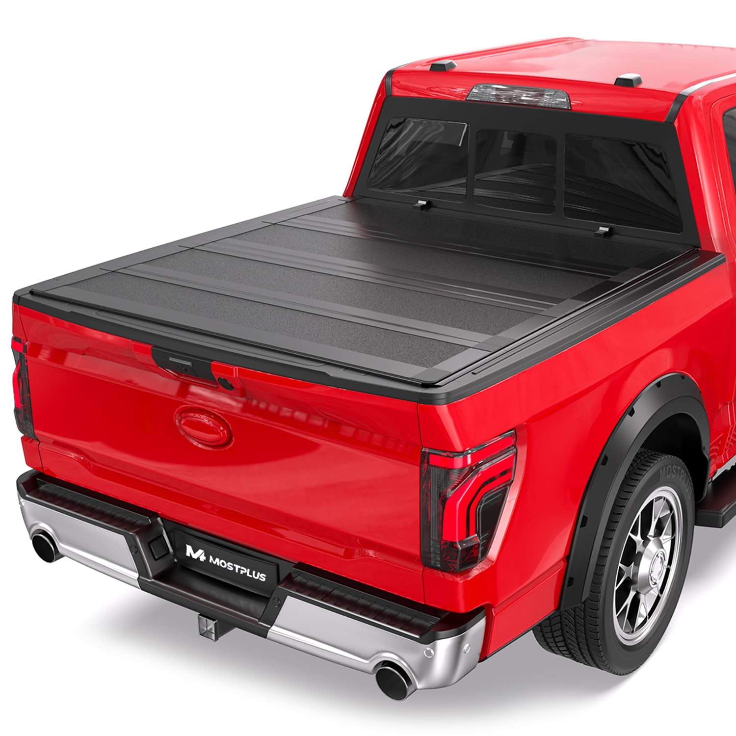 Photo 1 of MOSTPLUS Low-Profile Hard Quad-Fold Tonneau Cover Compatible with 2019-2023 Ford Ranger with 5ft 60inch Bed