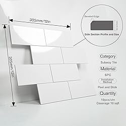 COLAMO Luxury 10 Sheet Peel and Stick