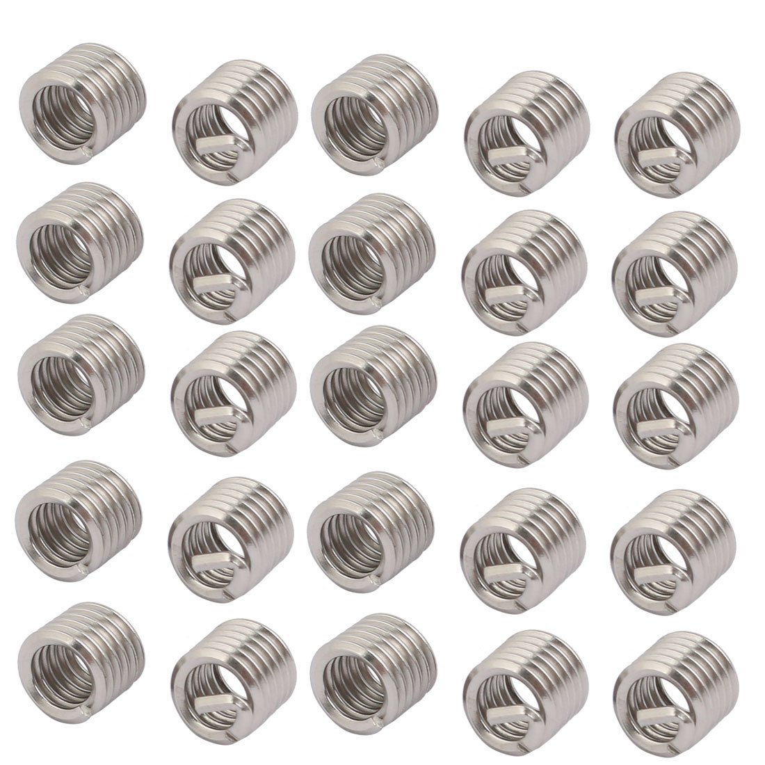 sourcingmap 1/4-20 304 Stainless Steel Helical Coil Cable Thread Insert 25pcs