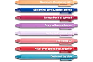 GIFTSFARM Taylor Gifts Merch, Cute Taylor Gel Pens, Office Supplies for Music Fans, Taylor Birthday Party Favors for Girls, Christmas Stocking Stuffers Gift for Girls Boys