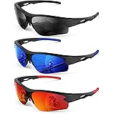 CIFOYA Polarized Sports Sunglasses for Men and Women - UV Protection Half Frame Sun Glasses for Running Baseball Fishing