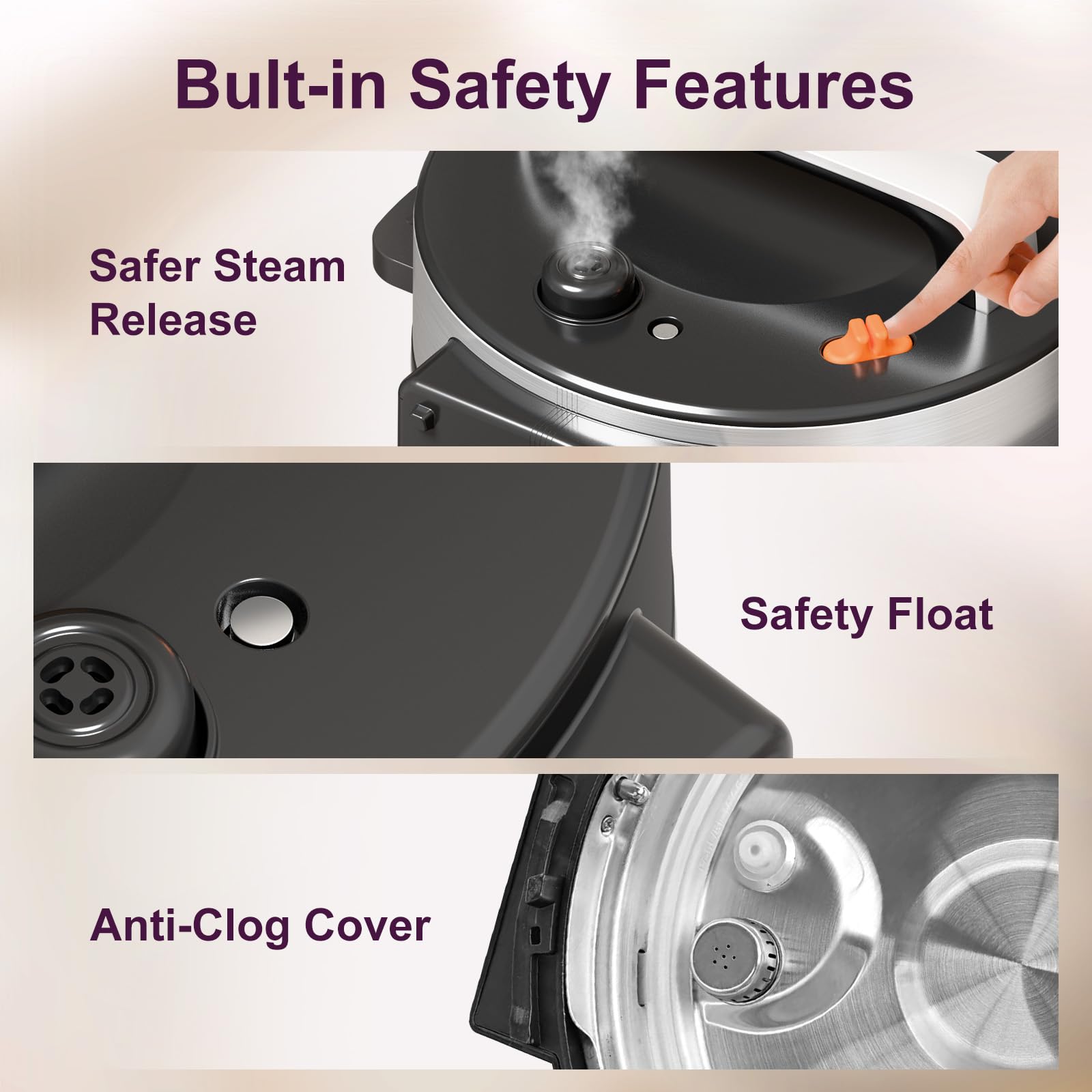 Olla a presión eléctrica Fullwill de doble olla 6+5QT (actualizada 2025), olla múltiple 12 en 1 para cocinar a presión, sopa, yogur, guiso, arroz