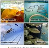 Barlus 5MP IP Camera 304 Stainless Steel POE 32Ft Cable Koi Pond Aquarium view 8