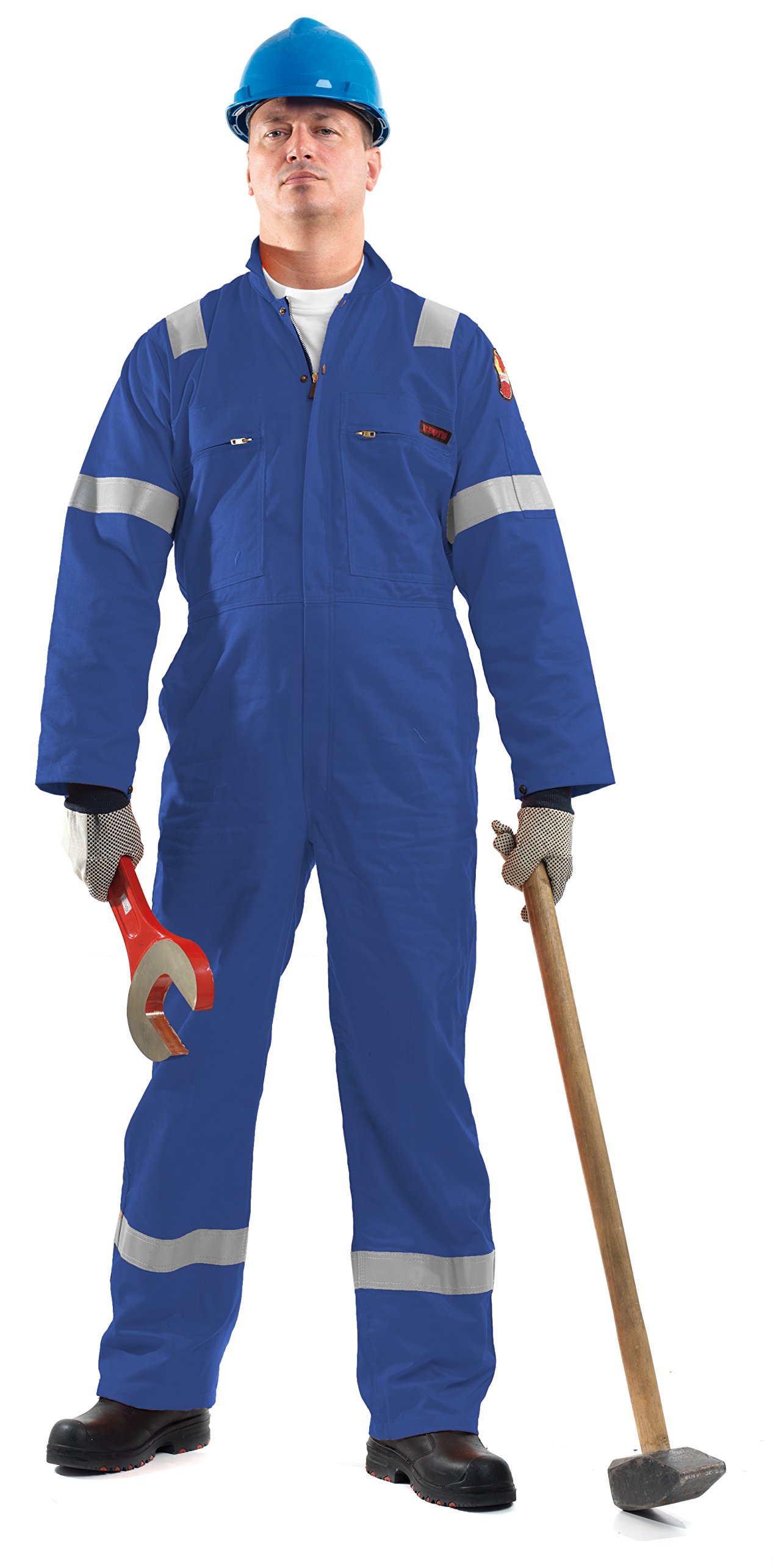 Royal Roots Original RO18090 Flame Buster Classic Nordic Work Overalls Size 46 Royal Blue