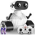 Hamourd Robot Toys for 3 Years Old Boys Girls- Rechargeable Remote Control Robots, Emo Robot with Auto-Demonstration, Flexible Head & Arms, Dance Moves, Music, and Shining LED Eyes, Kids Toys Gifts