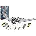 Reobrix 33038 B-2 Spirit Building Block Set, Stealth and Strategic Bomber Model Building Kit, Military Aircraft Toys for Adul