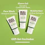 Bulldog Men's Gift Set Mini Trio Original Face Wash Shave Gel Moisturiser view 2