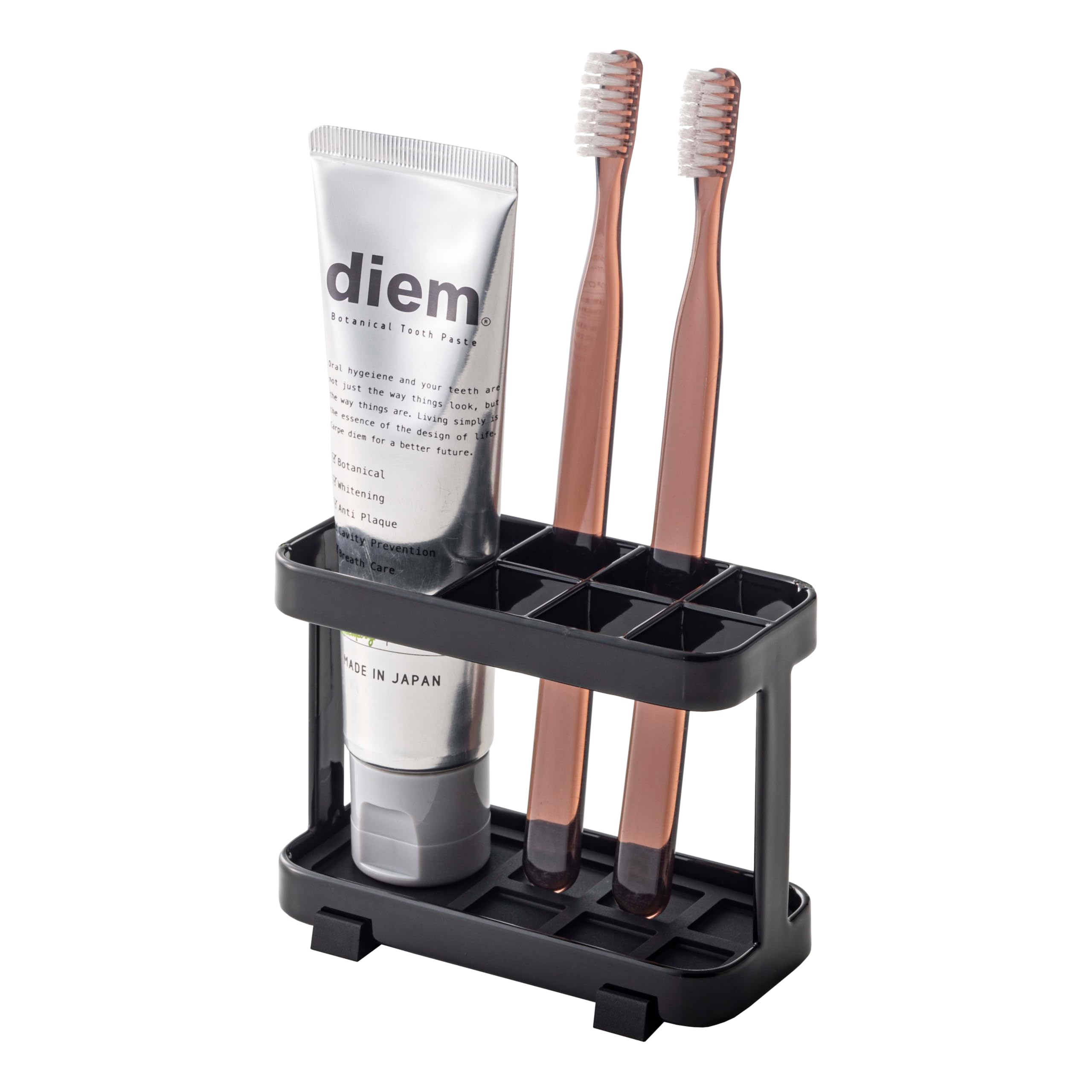 Yamazaki TOWER TOOTHBRUSH STAND BK